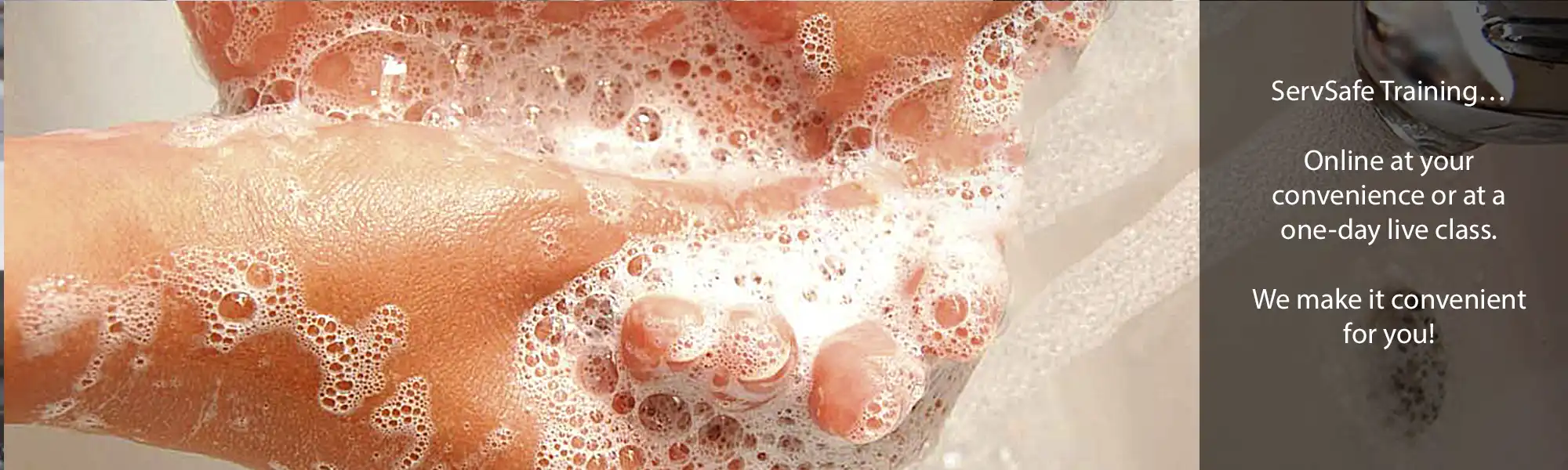 ServSafe Training… Online at your convenience or at a one-day live class. We make it convenient for you!